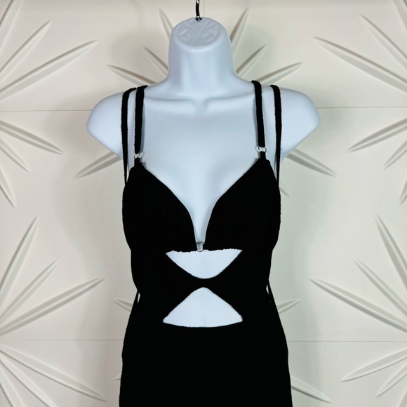 JACQUEMUS La Robe Pila Black Midi Dress Size: 36 - Picture 9 of 15